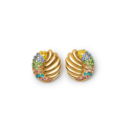 THE MULTICOLOR SEASHELL EARRING