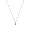 THE LIGHT BLUE SINGLE EVIL EYE NECKLACE