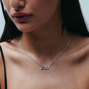 THE SCRIPT YEAR NAMEPLATE NECKLACE