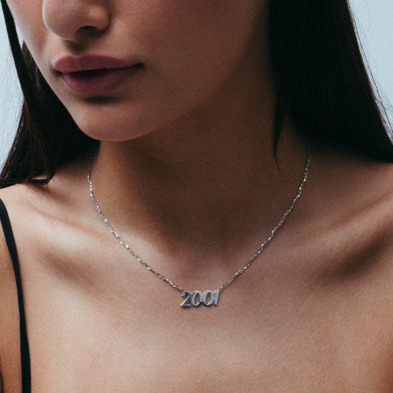 THE SCRIPT YEAR NAMEPLATE NECKLACE