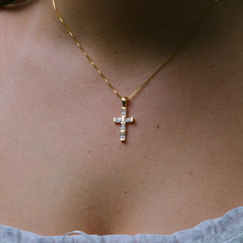 THE BAGUETTE PENDANT NECKLACE