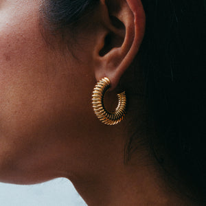 THE SIRENA HOOP EARRINGS