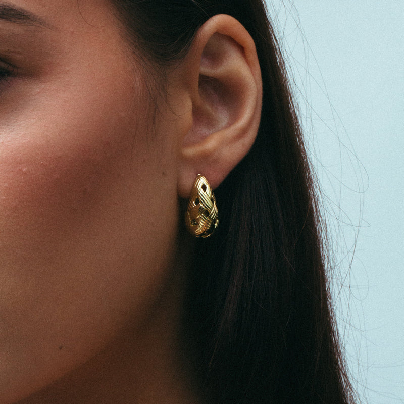 THE BOLD WOVEN HEIRLOOM EARRINGS