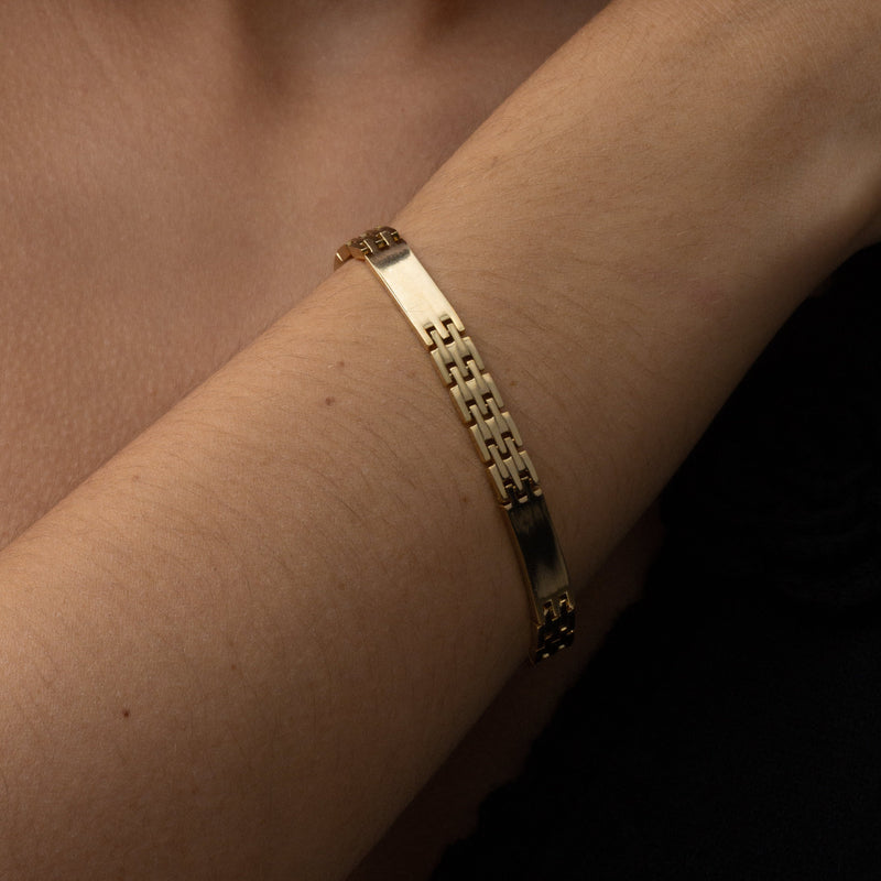 THE BOLD WEAVE BAR HEIRLOOM BRACELET