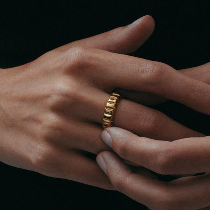 THE TEXTURED BAND RING