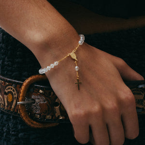 THE CRYSTAL ROSARY BRACELET