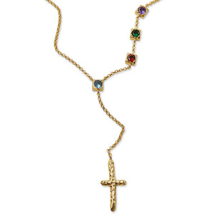 THE MULTICOLOR BEZEL LARIAT