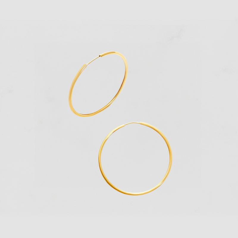 The Thin Mulberry Hoop Earrings
