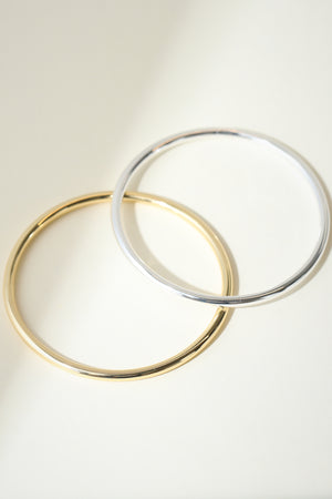 THE TWO TONE BANGLE SET