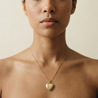 The Mom Rose Photo Locket