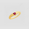 The Ruby Juna Heart Ring