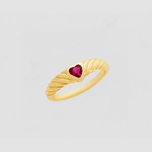 The Ruby Juna Heart Ring