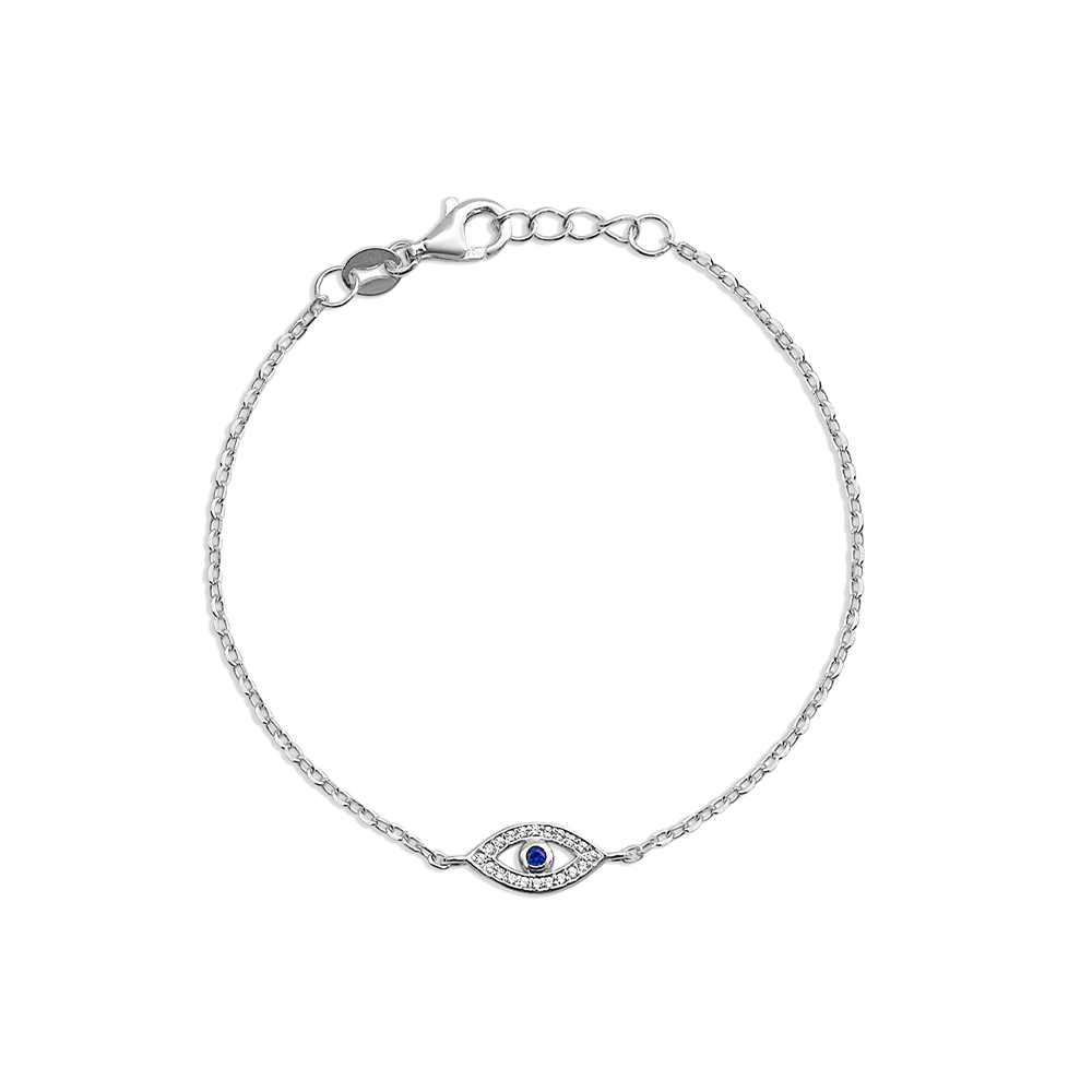 White Protection Single JuJu Evil Eye Bracelet in 18K Gold – JuJu Supply Co.