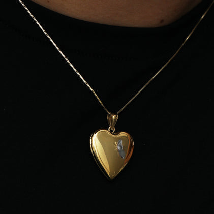 The Two Tone Butterfly Photo Locket
