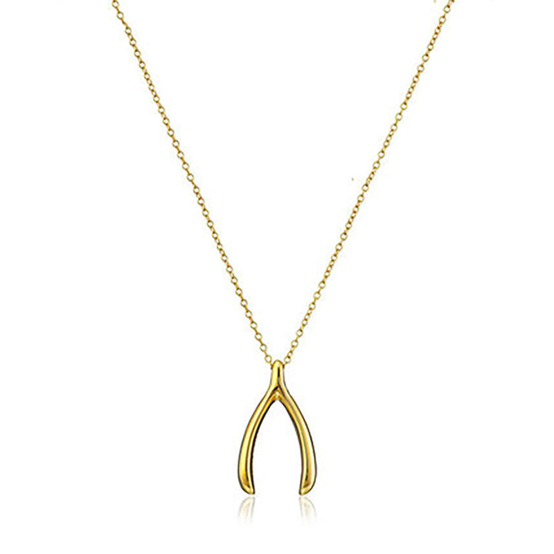 THE TINY WISHBONE NECKLACE