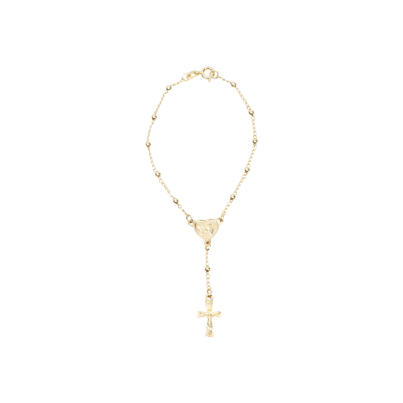 THE ANGEL CROSS ROSARY BRACELET