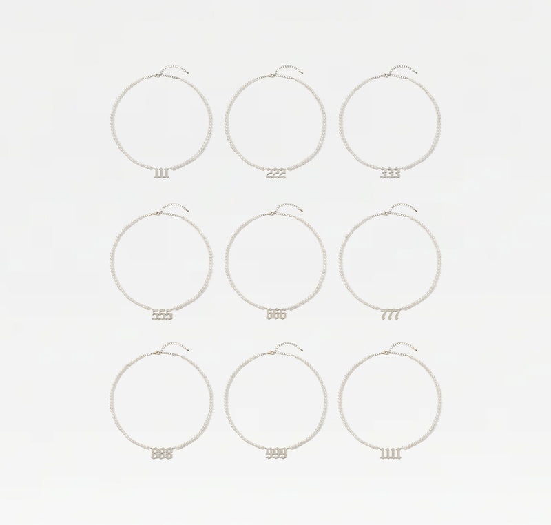 The Pearl Angel Number Necklace