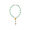 THE EMERALD ROSARY ANKLET