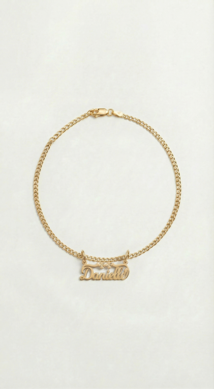 THE NAMEPLATE ANKLET
