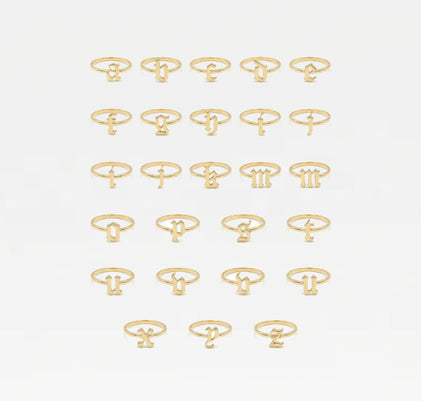 The Gothic Letter Ring