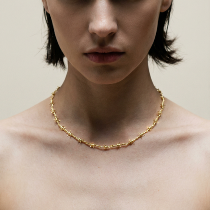 The Barb Wire Choker Danielle Guizio X The M Jewelers