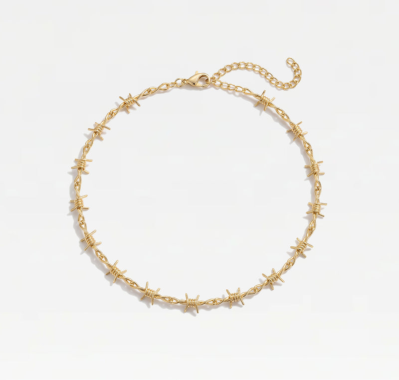 The Barb Wire Choker Danielle Guizio X The M Jewelers