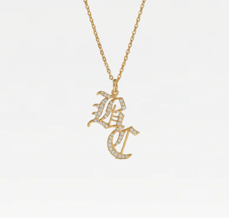 The Double Old English Pendant