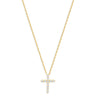 THE MINI BELLA PAVE' CROSS PENDANT