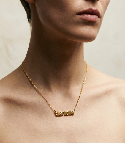 The Block Nameplate Lowercase