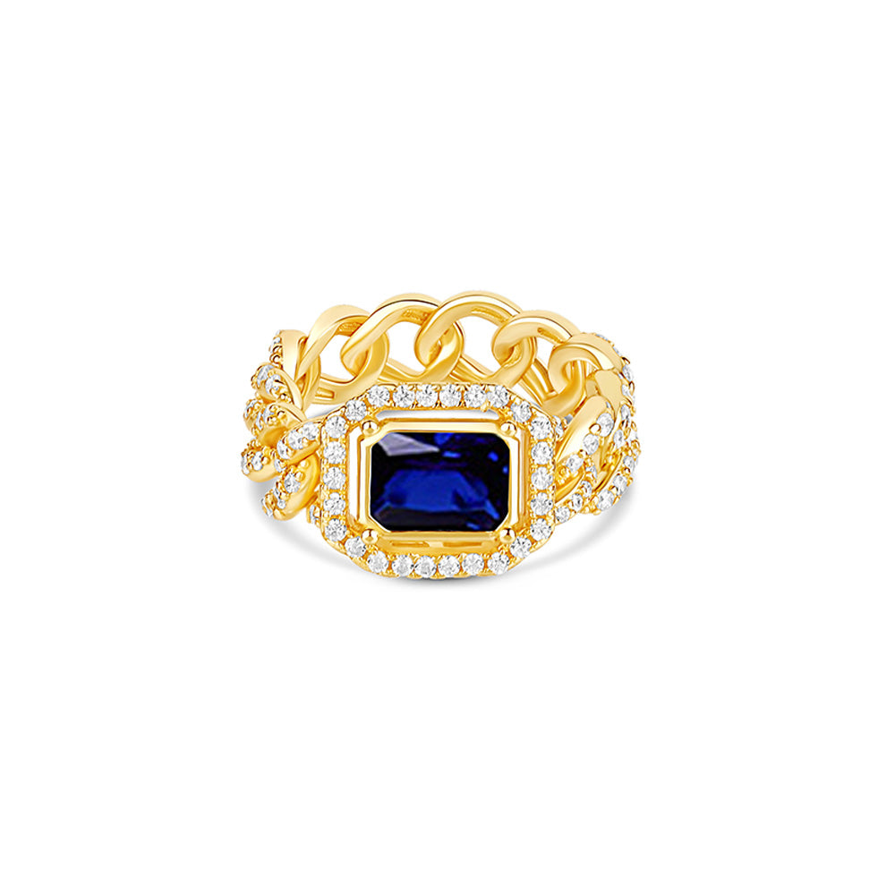 Cuban Chain Link Ring - Greg Yüna x The M Jewelers