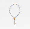 The Blue Stone Rosary Anklet