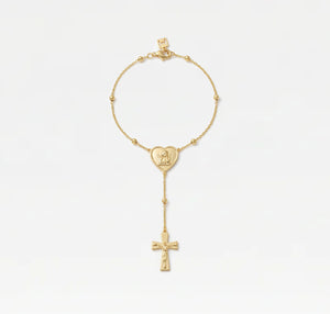 The Angel Cross Rosary Bracelet