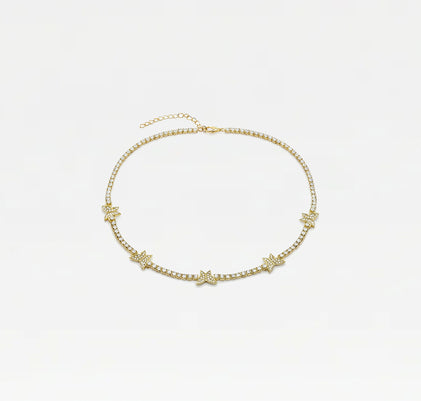 The Pavé Butterfly Collar Necklace