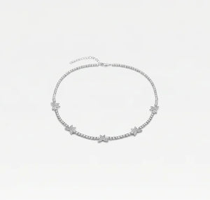 The Pavé Butterfly Collar Necklace