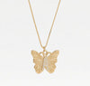 The Butterfly Initial Pendant Necklace
