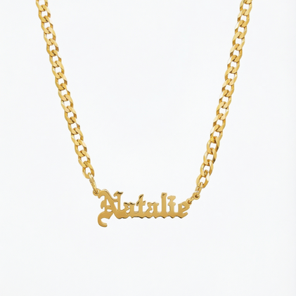 The Gothic Mini Choker Nameplate