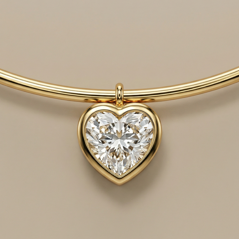THE HEART PENDANT CHOKER