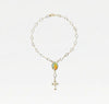 THE CLEAR ROSARY ANKLET