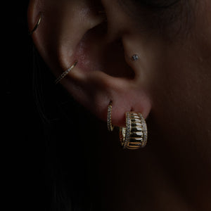 THE CLEMENTE HUGGIE EARRINGS