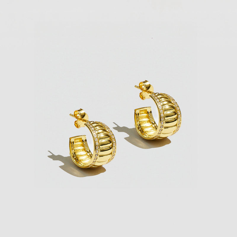THE CLEMENTE HUGGIE EARRINGS
