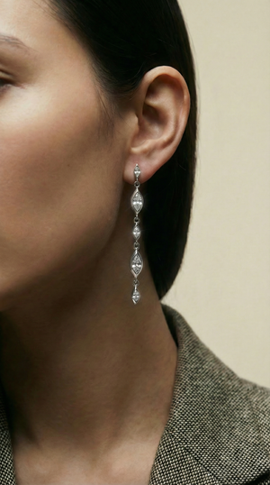 THE MARQUISE DROP EARRINGS