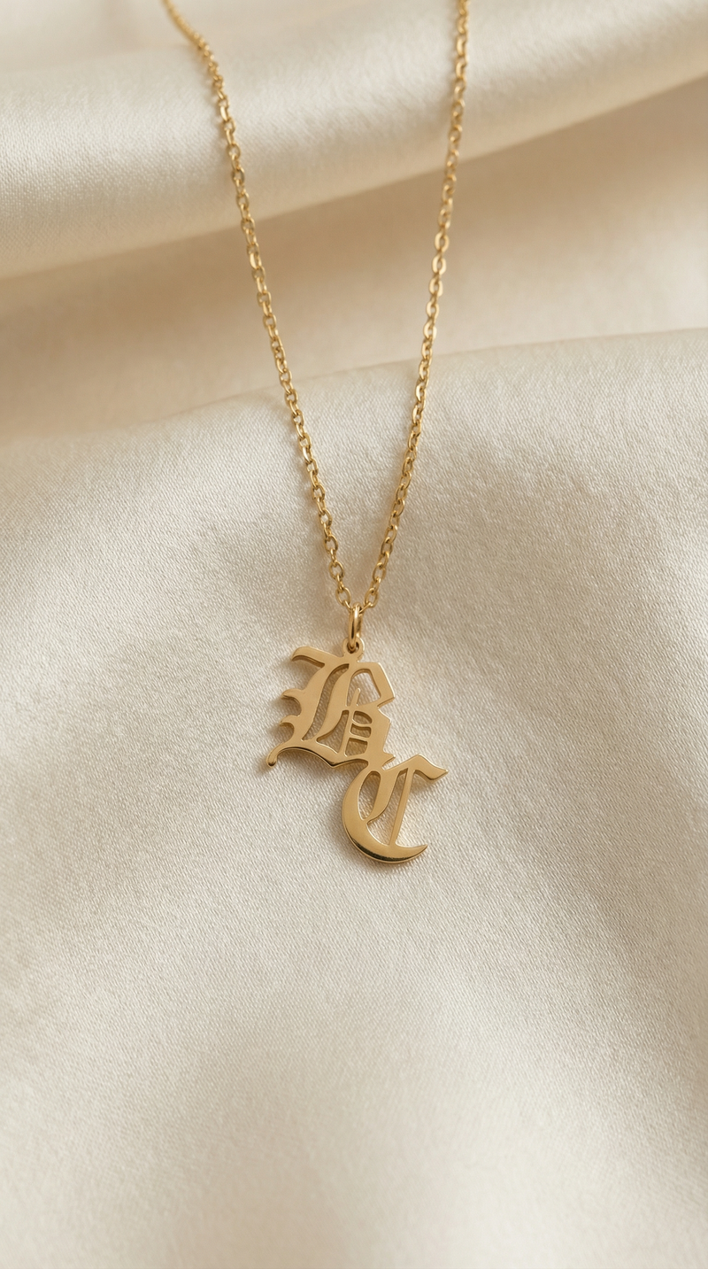 The Double Old English Pendant