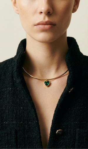 THE HEART PENDANT CHOKER