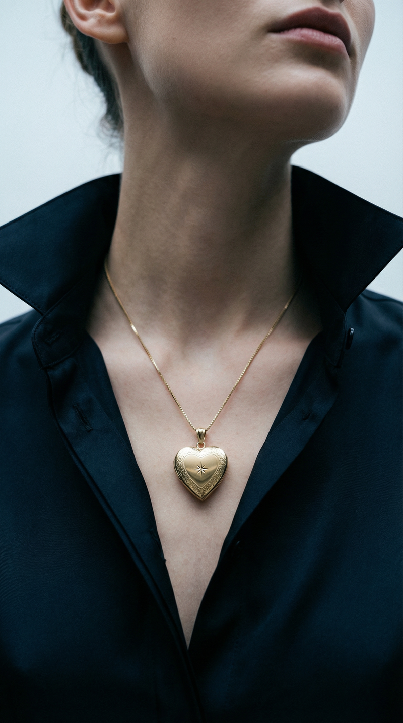 The Heirloom Ornate Photo Locket