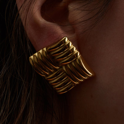 THE COLLIER SQUARE EARRINGS