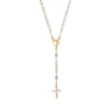 THE LAVENDER ROSARY BEAD NECKLACE