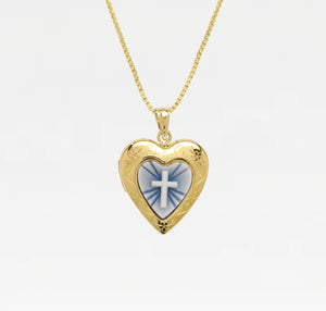 The Blue Cross Photo Locket