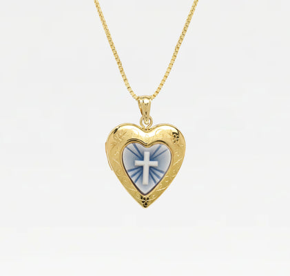 The Blue Cross Photo Locket