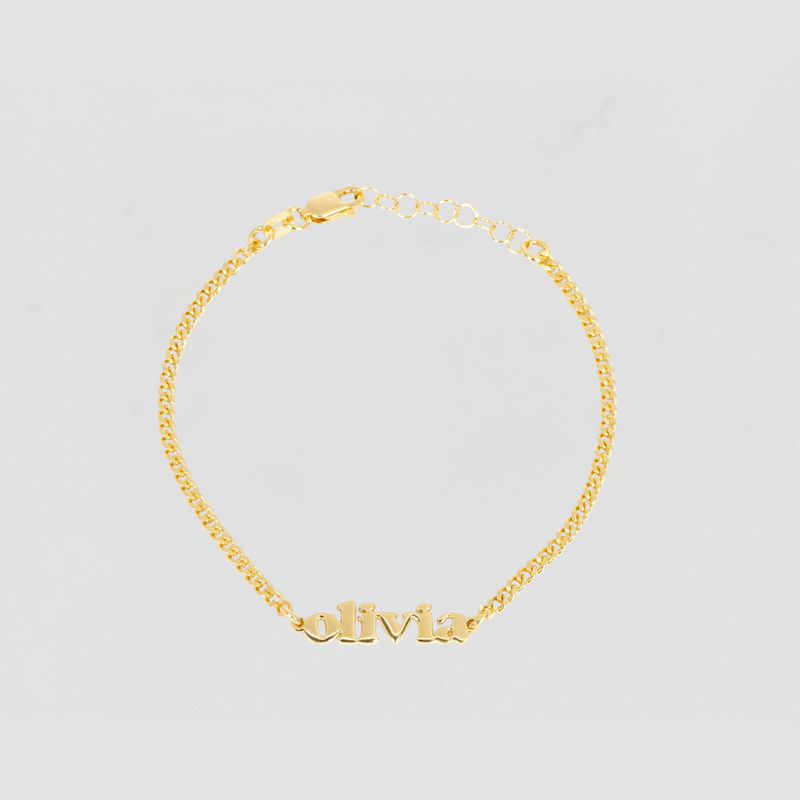 The Cuban Link Name Bracelet