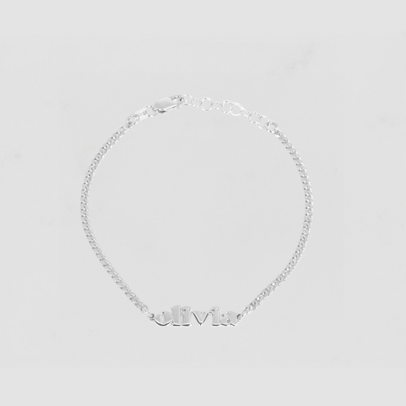 The Cuban Link Name Bracelet